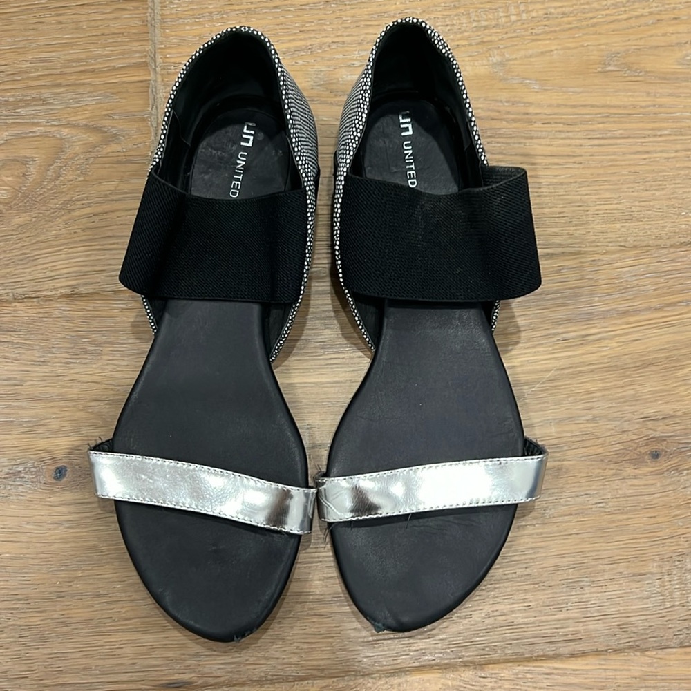 United Nude Sandals 40 silver and black